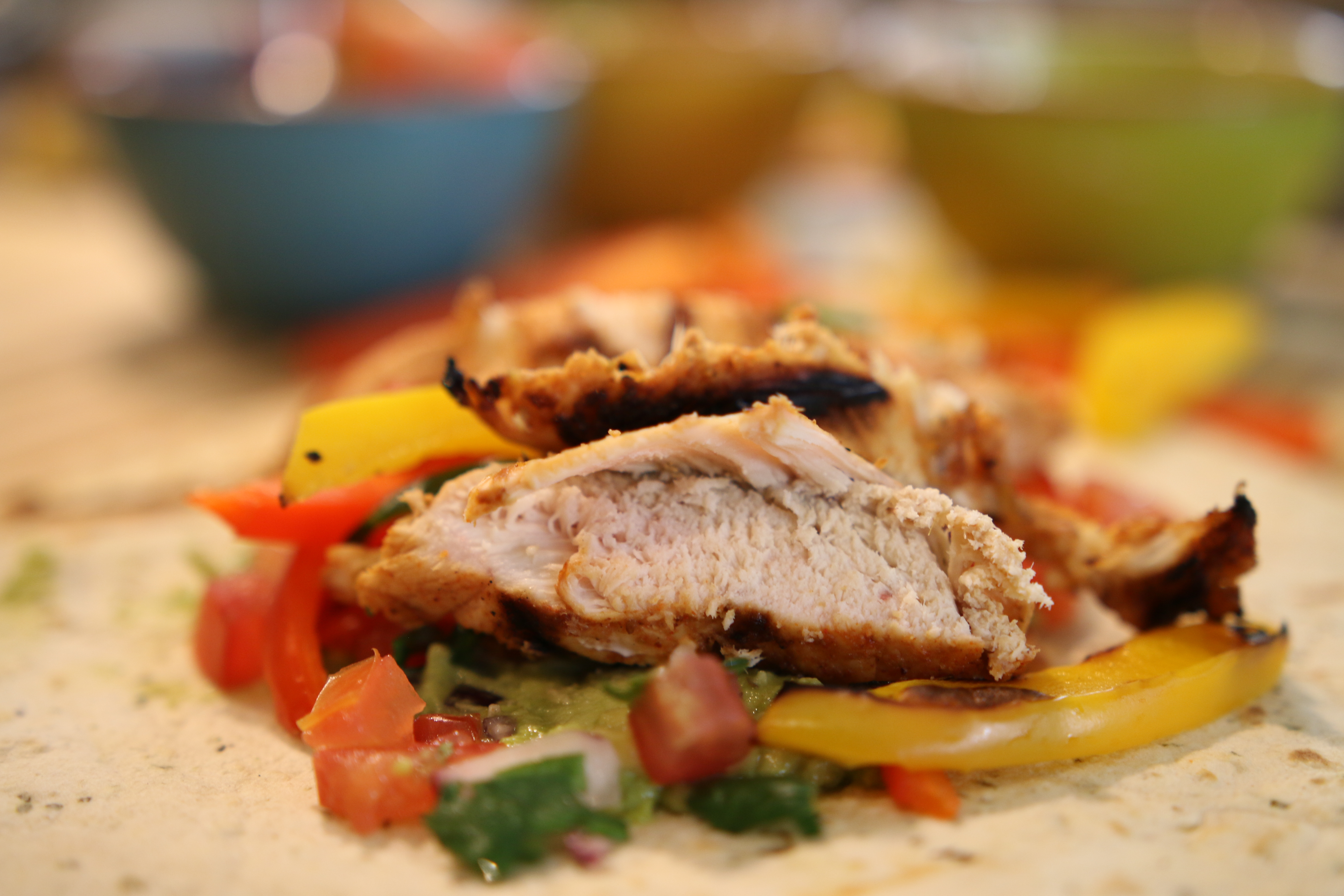 Chicken Fajitas - A DJ BBQ recipe for Food Revolution Day