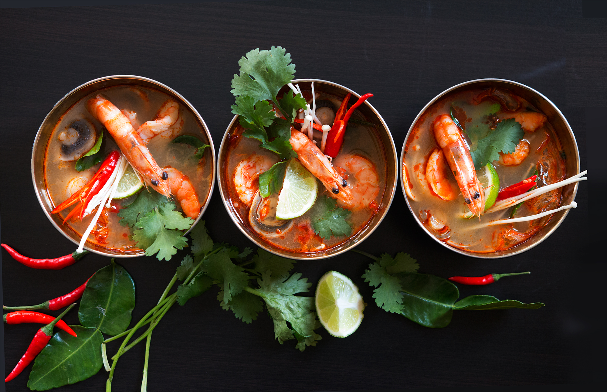 Tom Yum Goong Thai Soup With Shrimp Kravings Food Adventures