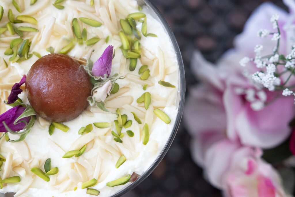 Gulab Jamun Trifle - Kravings Food Adventures