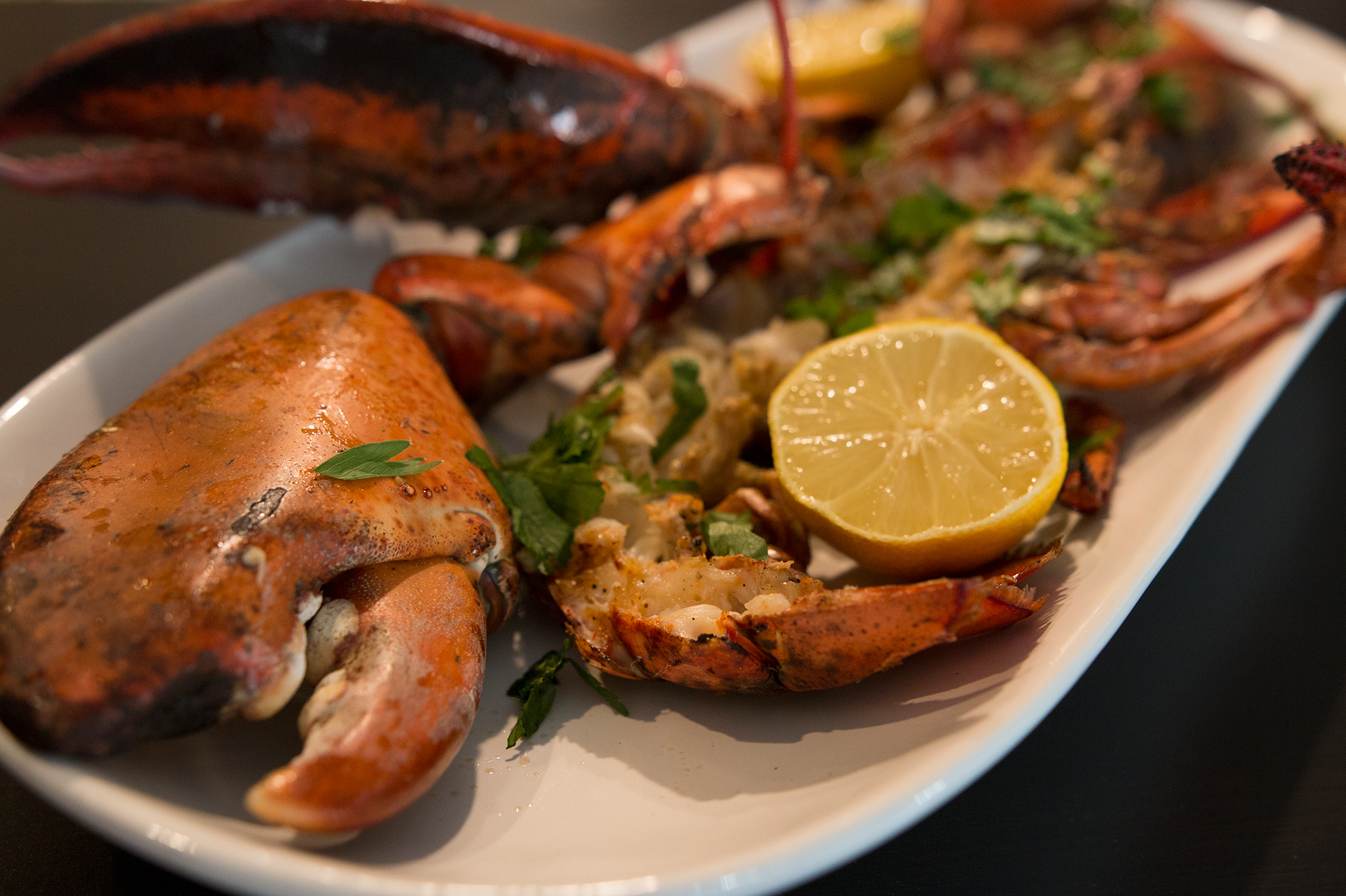 Chilli Garlic Grilled Lobsters - Kravings Food Adventures