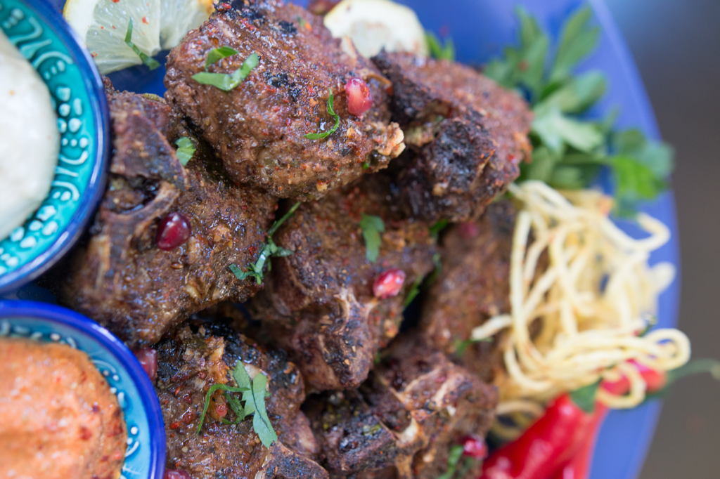 Turkish LAMB Loin CHOPS with Middle Eastern spices - Kravings Food