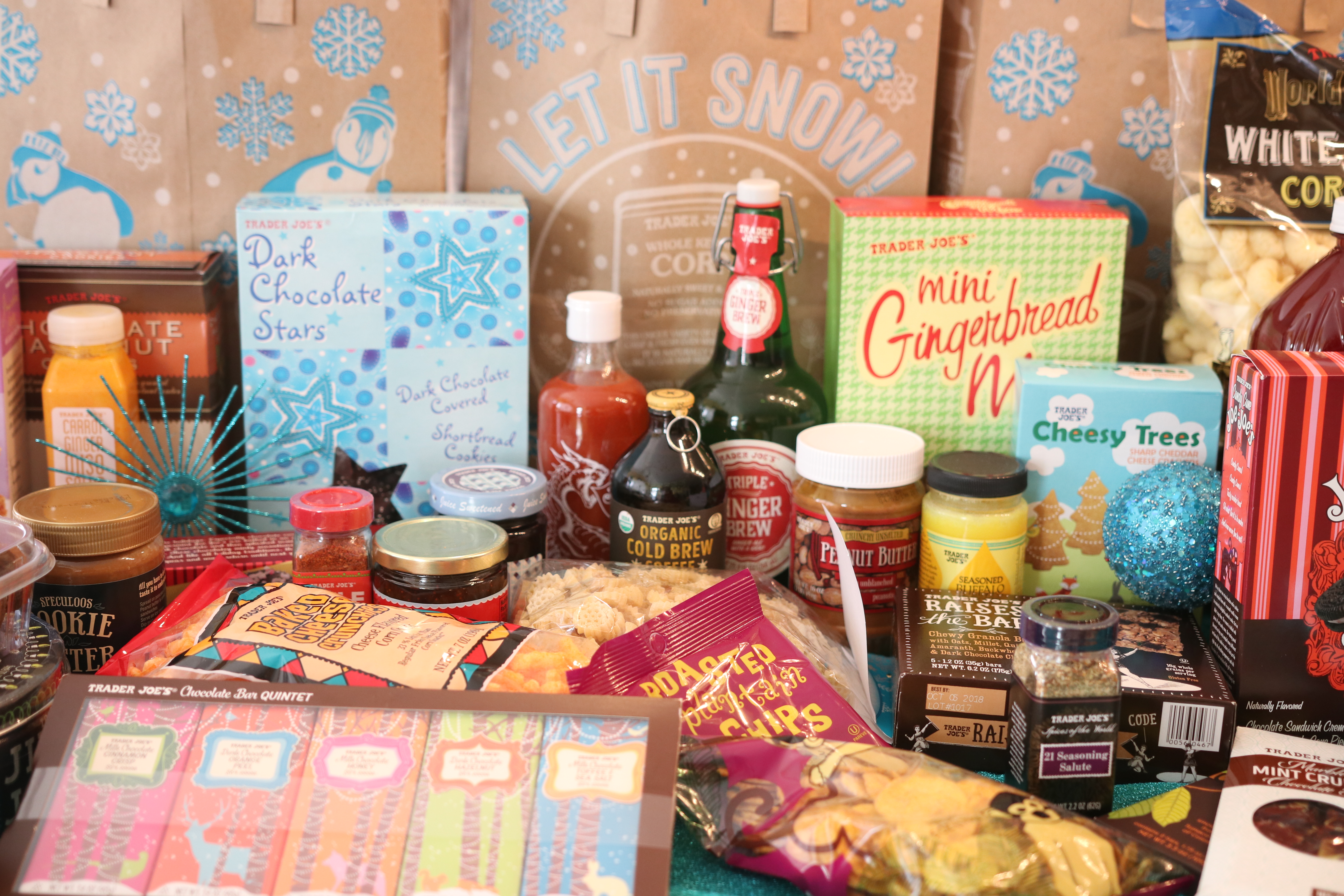 Trader Joes Grocery Haul Christmas & Festive Special Kravings Food