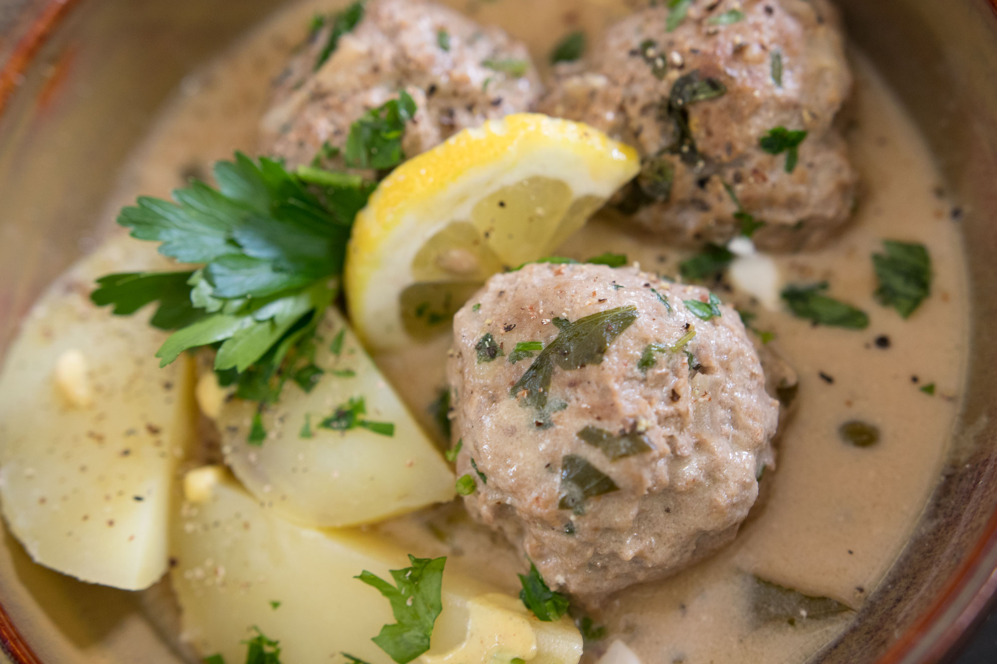 Konigsberger Klopse - German Meatballs - Kravings Food Adventures