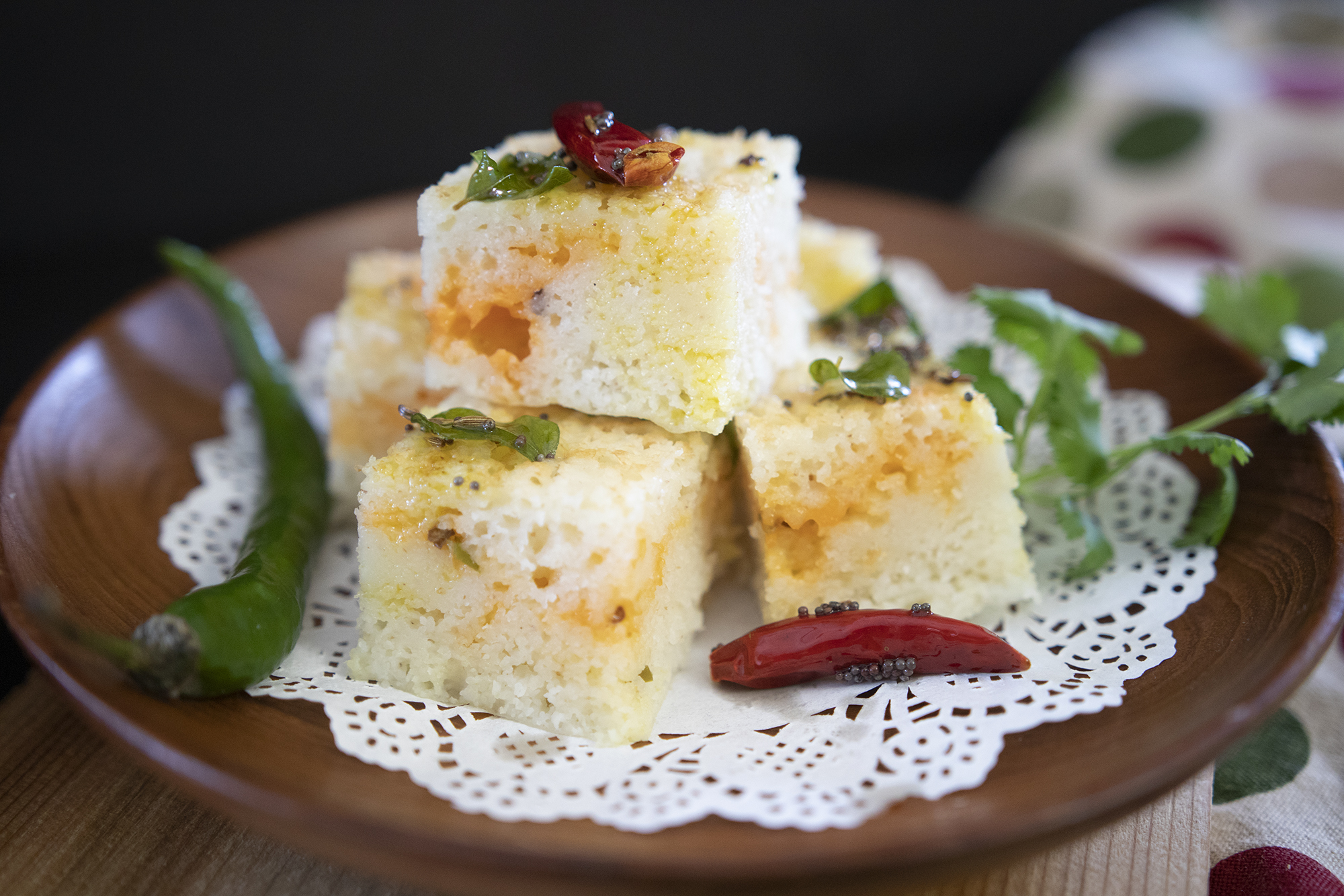 2000px x 1333px - Chilli Cheese Dhokla - Kravings Food Adventures