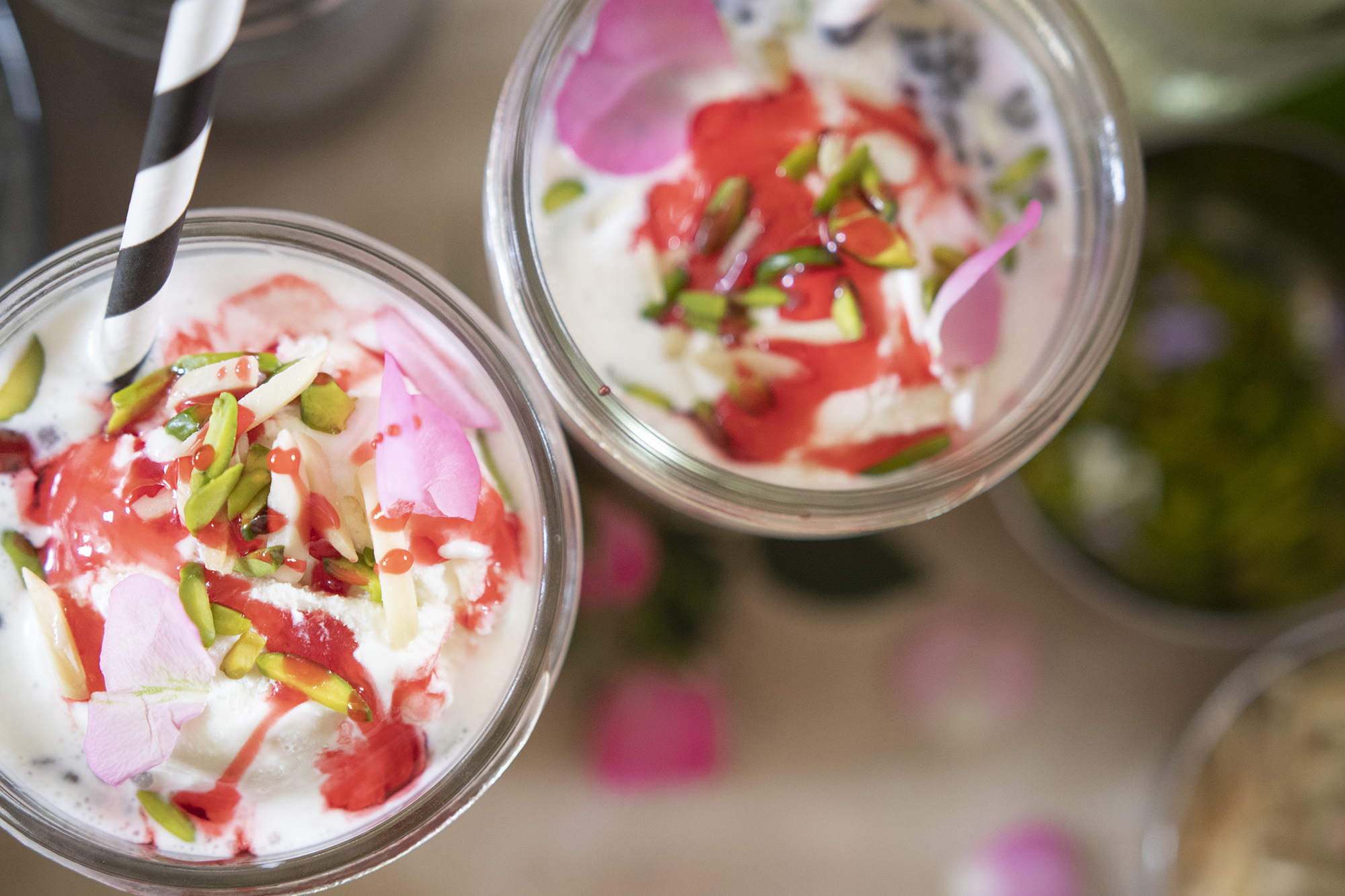 2000px x 1333px - Mason Jar Royal Rose Falooda - Kravings Food Adventures