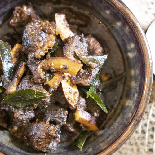 Kerala Pepper Beef - Kravings Food Adventures