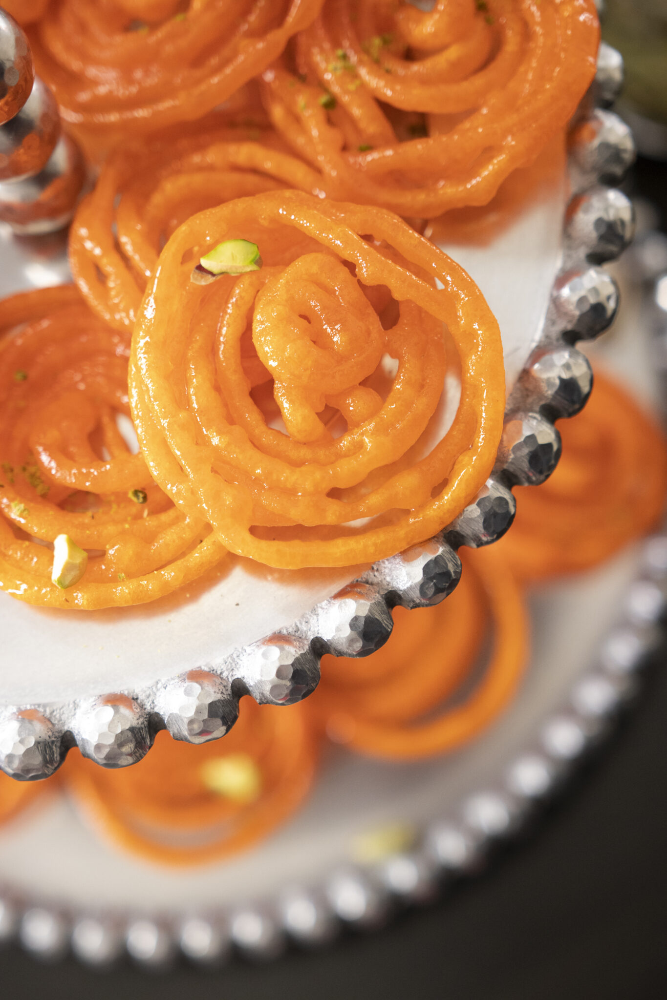 Jalebi - Crispy syrup filled dessert - Kravings Food Adventures