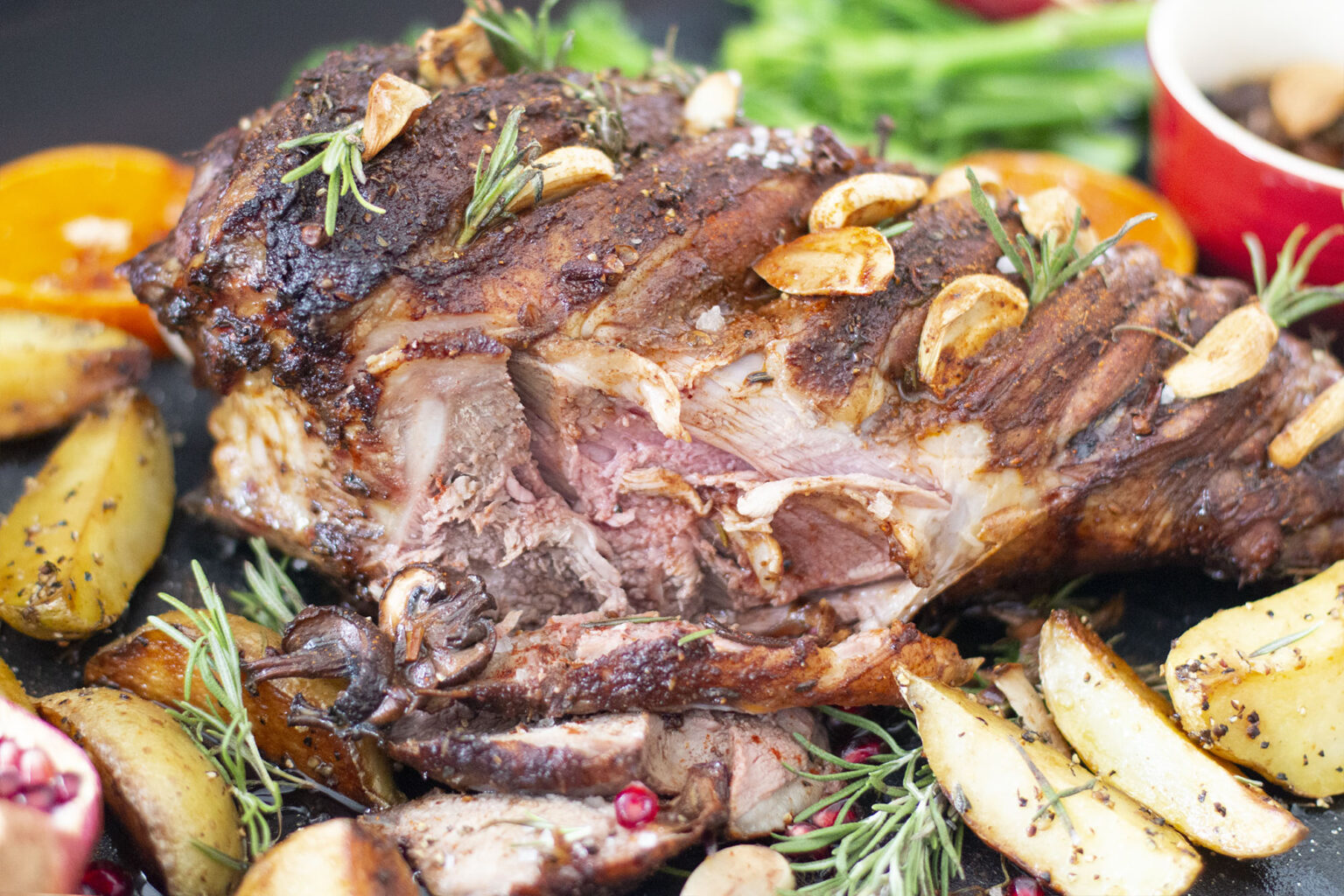 Holiday Leg of Lamb - Kravings Food Adventures