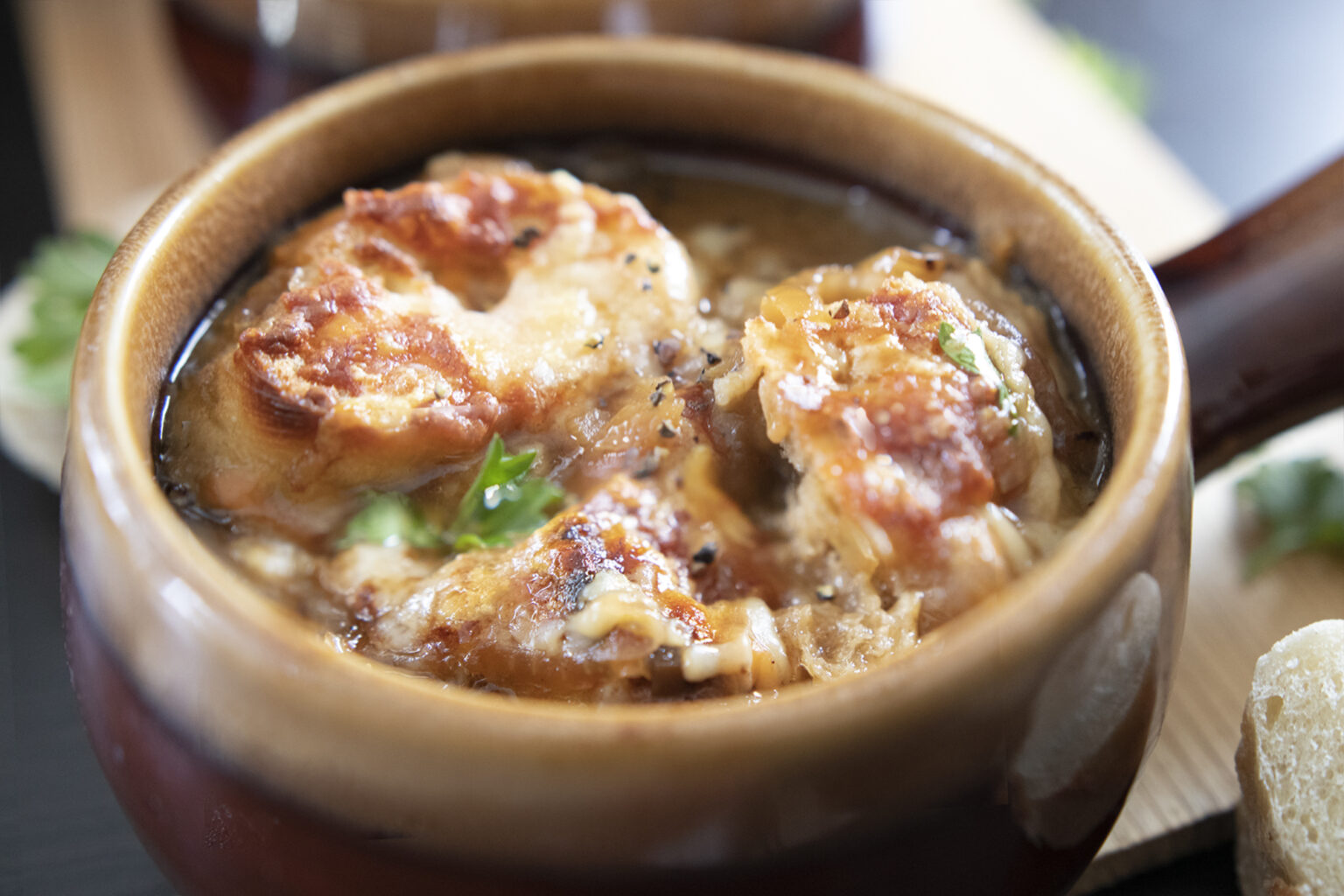 French Onion Soup - Dutch Oven or Instant Pot - Kravings Food Adventures