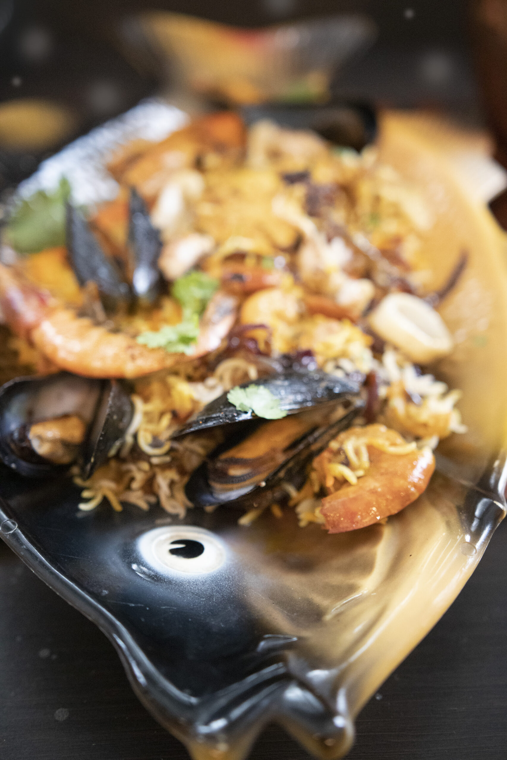 Seafood Biriyani Recipe (Fish, Shrimp, Mussels, Clams, Cuttlefish ...
