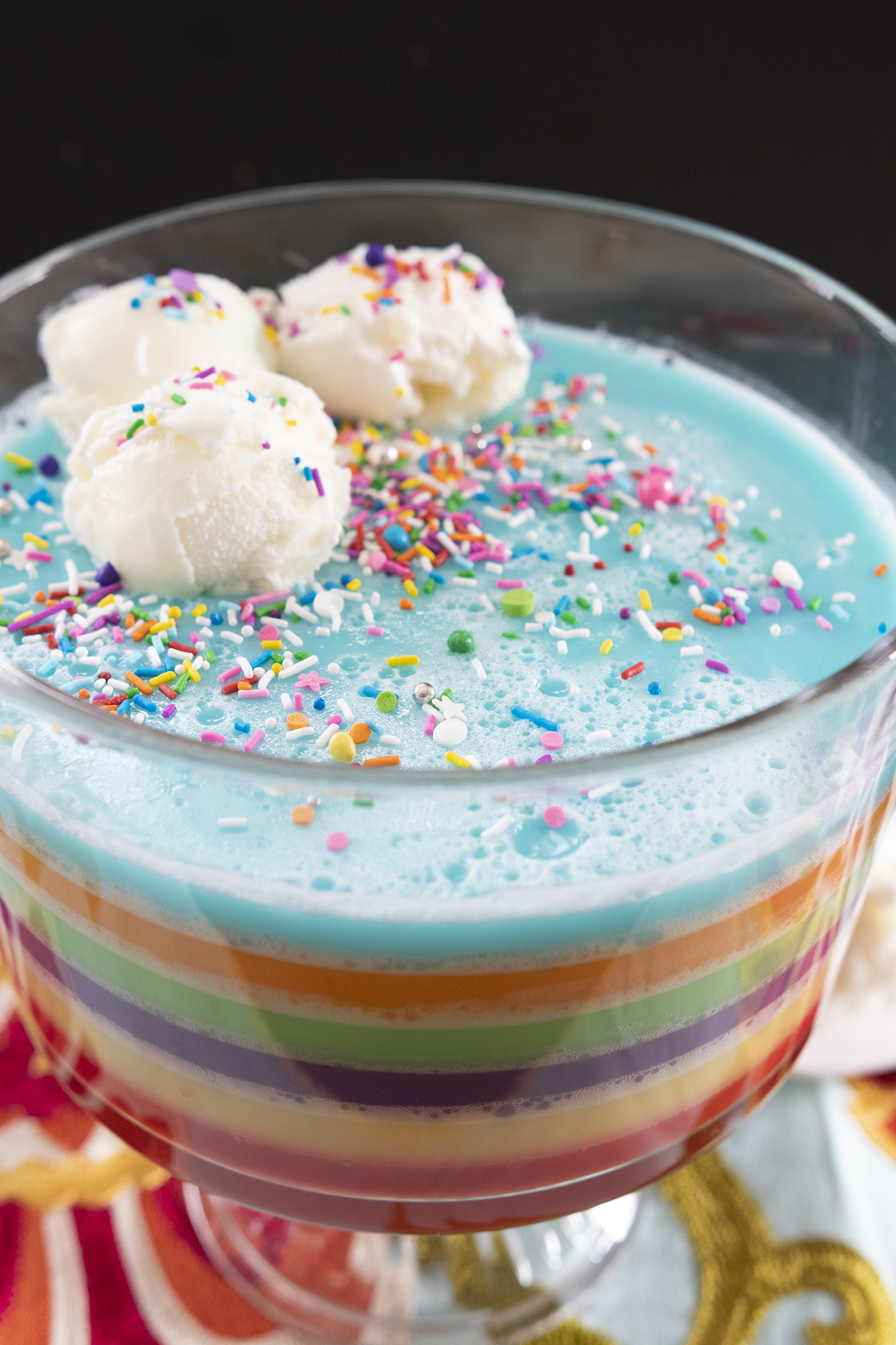 Jello & Ice Cream Pudding - Kravings Food Adventures