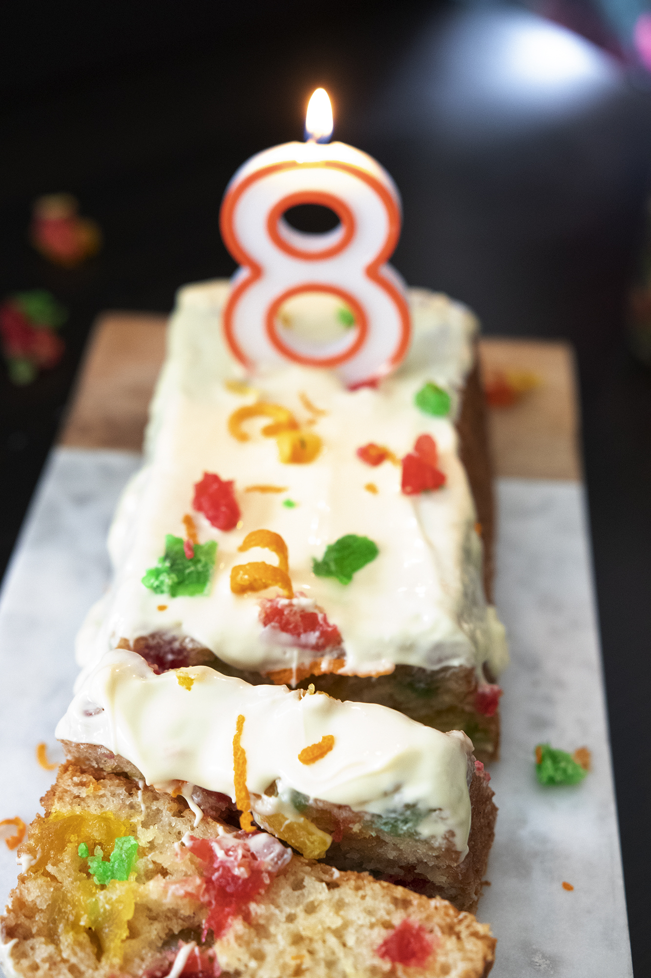 Tutti Frutti Cake - Kravings Is 8! - Kravings Food Adventures