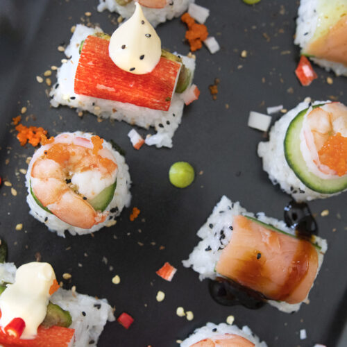 Ice Cube Tray Sushi Recipe